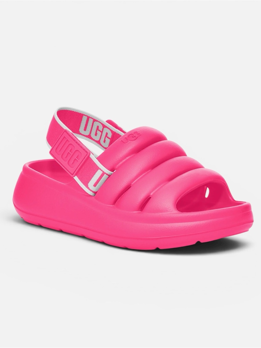 UGG Yeah Adjustable Slingback Sandal Dragon
Fruit Pink Size 7